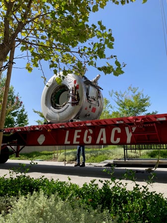 Legacy transporting high-value shipment.