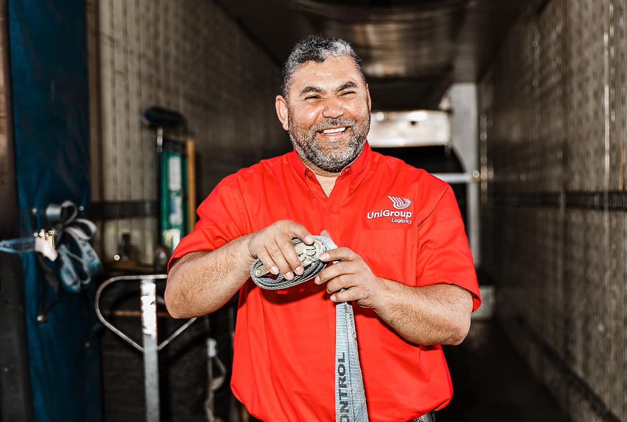 smiling Legacy Transportation team member