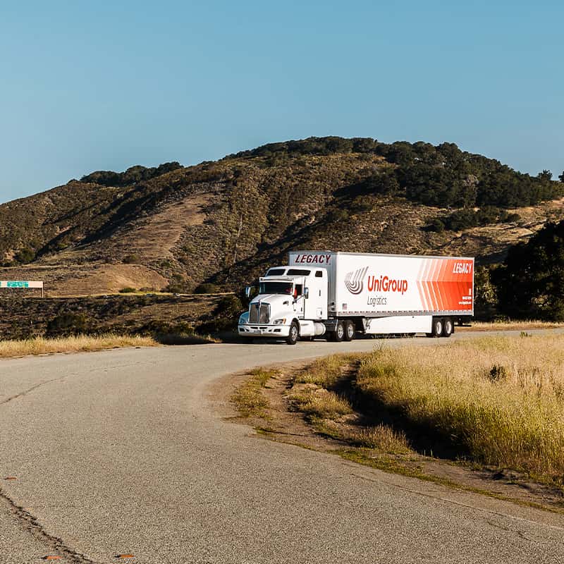 truck transporting high-value goods