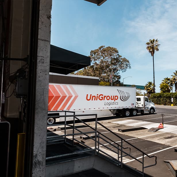Legacy truck in loading dock