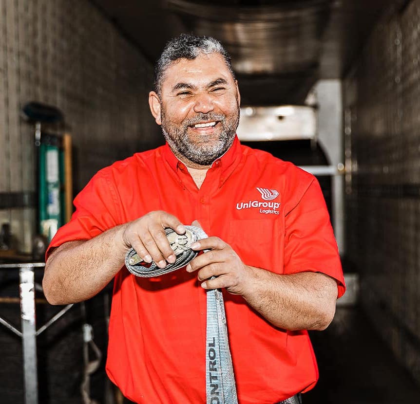 smiling Legacy Transportation team member